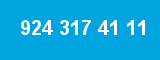 924 317 41 11